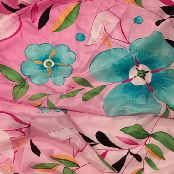 Adrienne Vittadini Silk Scarf - Picture 5 of 5